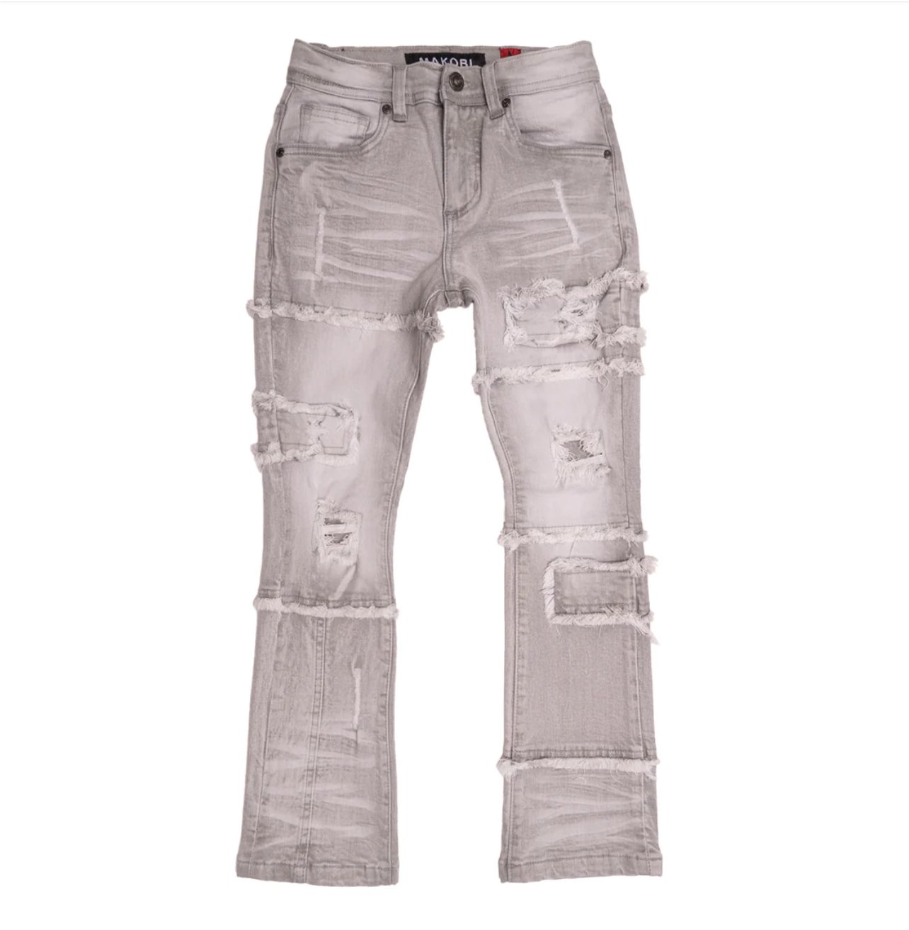 KIDS MAKOBI STACKED DENIM - 633201669471