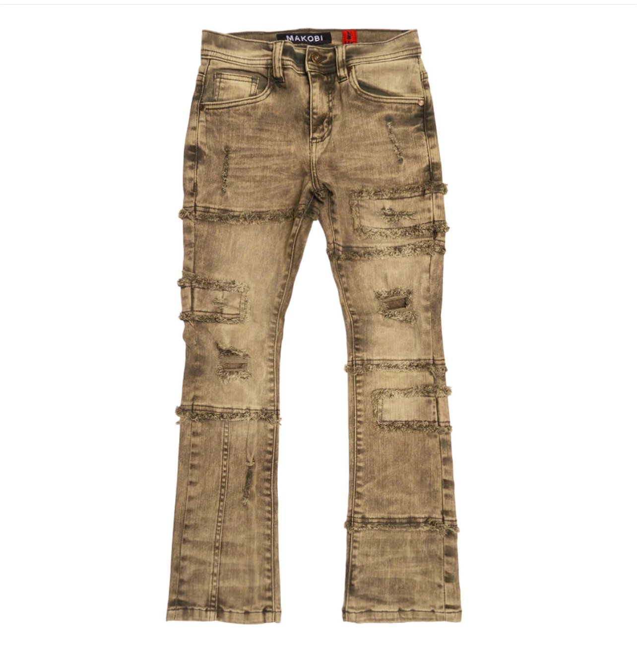 KIDS MAKOBI STACKED DENIM - 633201669471
