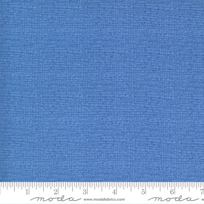 Moda Cottage Bleu Thatched Solid Cornflower (48626-147) by Robin Pickens