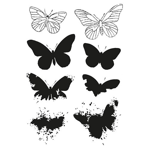 BUTTERFLY - oj chien 12 Small Brass Butterfly Stampings ZF312 - Etsy