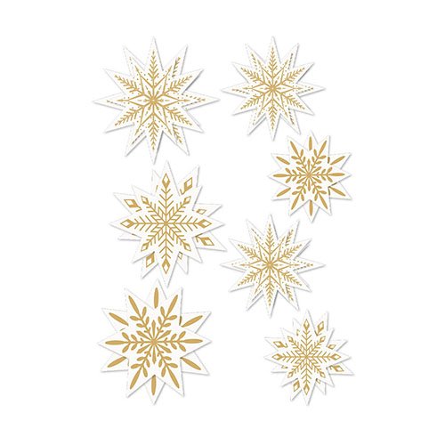 SNOWFLAKES - ACETATE EMBELLISHMENTS