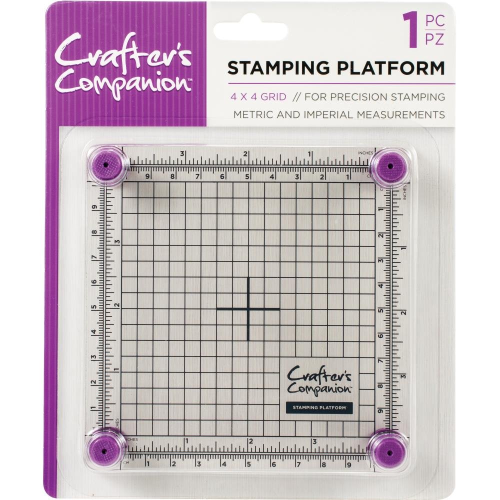 Crafter's Companion Gemini - Set Fustella E Timbro Lettera U - Per FoilPress, 4,5x5 Cm