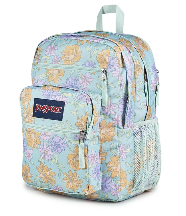 Big Student Backpack - Faded Floral - 196010937594