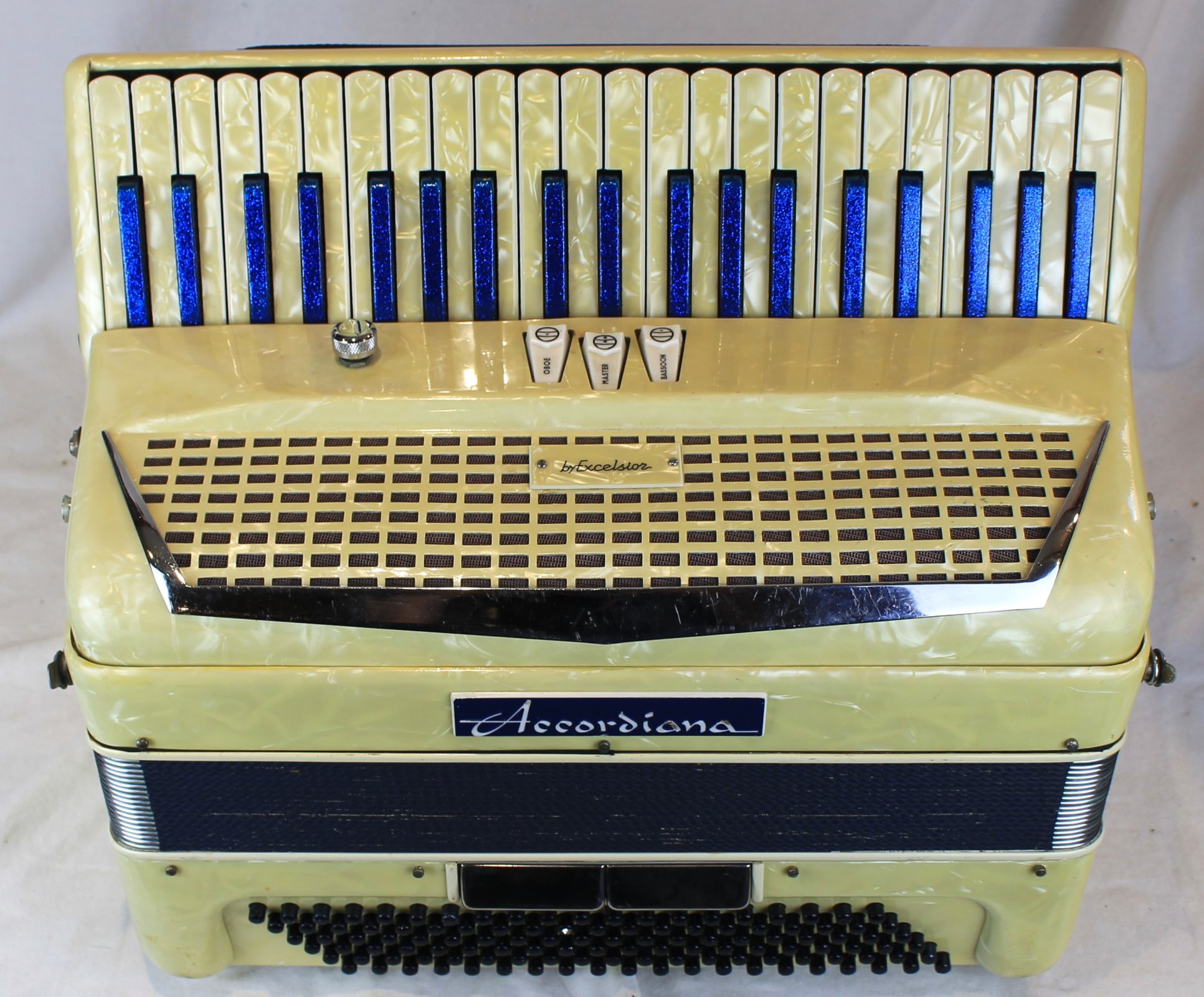 6799 - Blueberry Muffin Excelsior Accordiana Piano Accordion LM 41 120