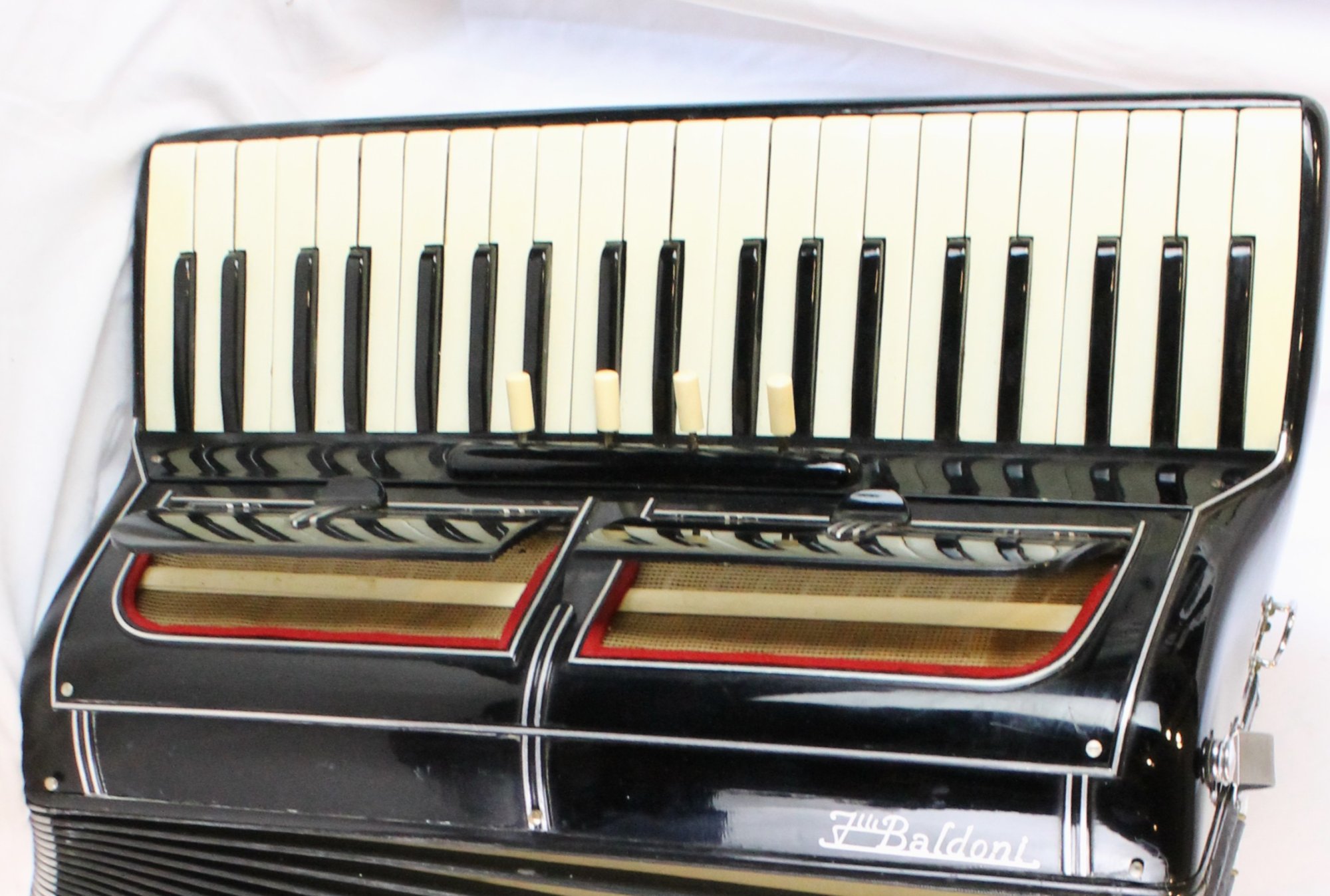 7839 - Black Fili Baldoni Castelfidardo Piano Accordion LMM 41 120