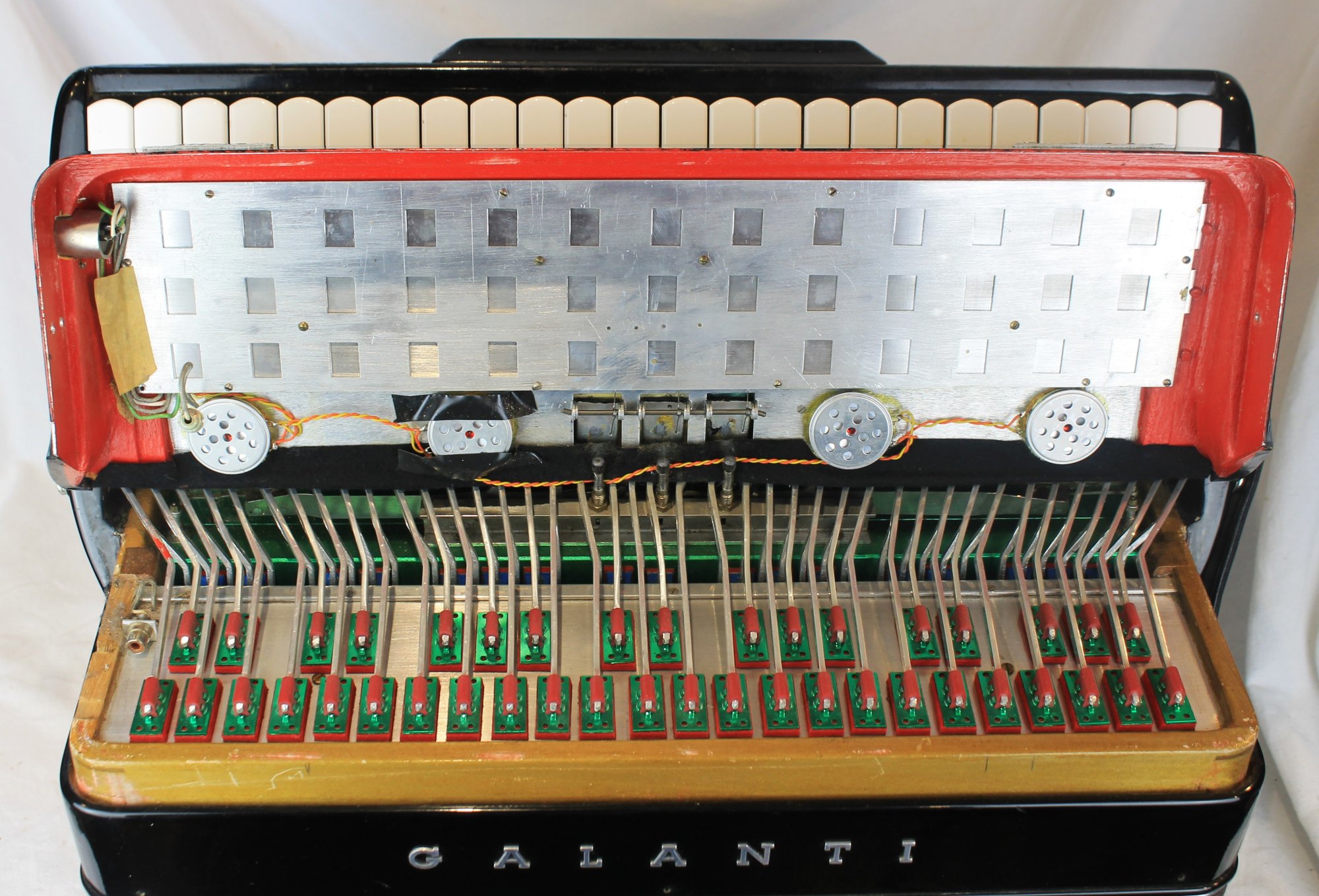 7253 - Black Galanti Super Classic Piano Accordion LM 41 120