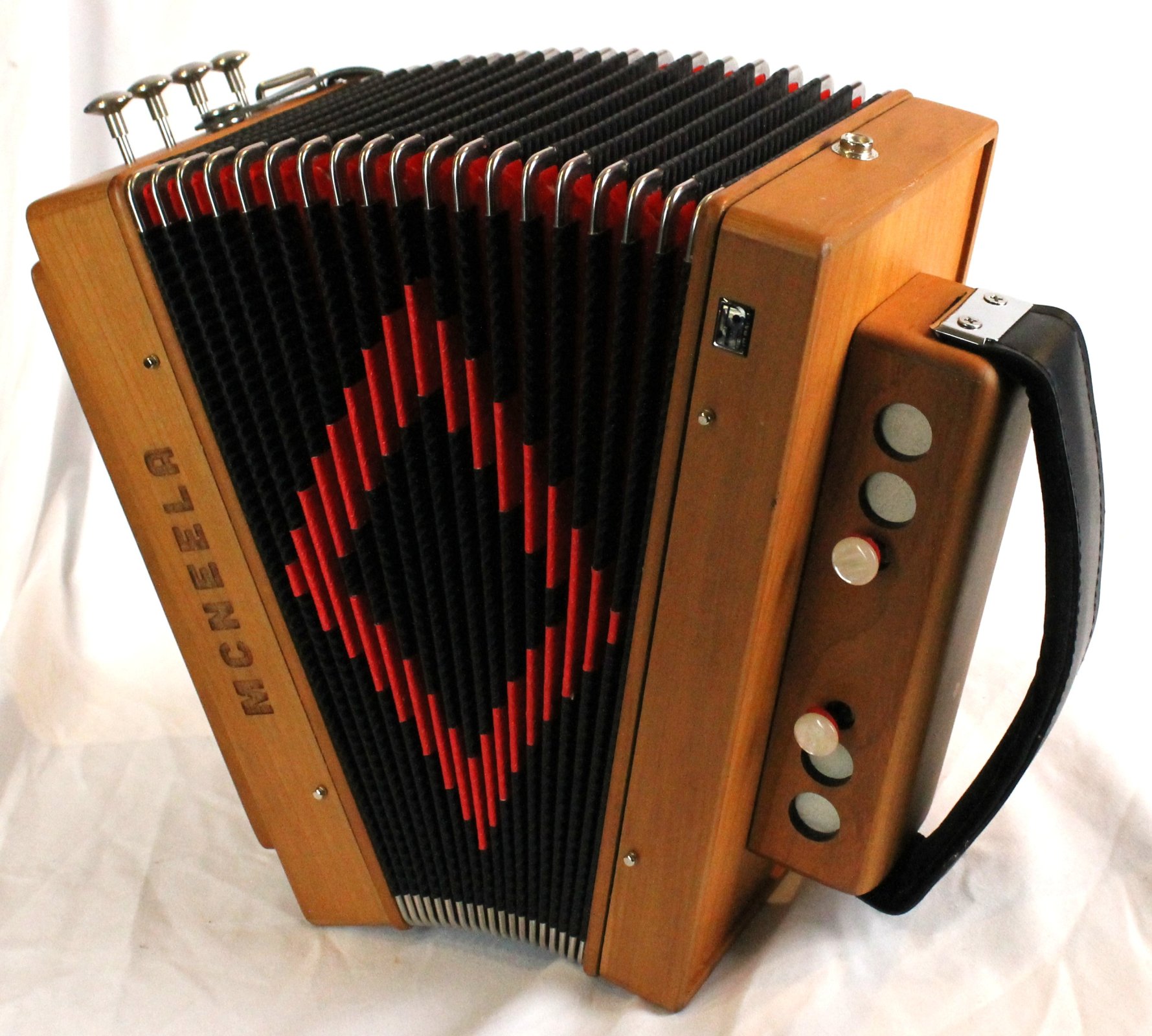 7834 - Cherry McNeela Melodeon Diatonic Button Accordion Key of D