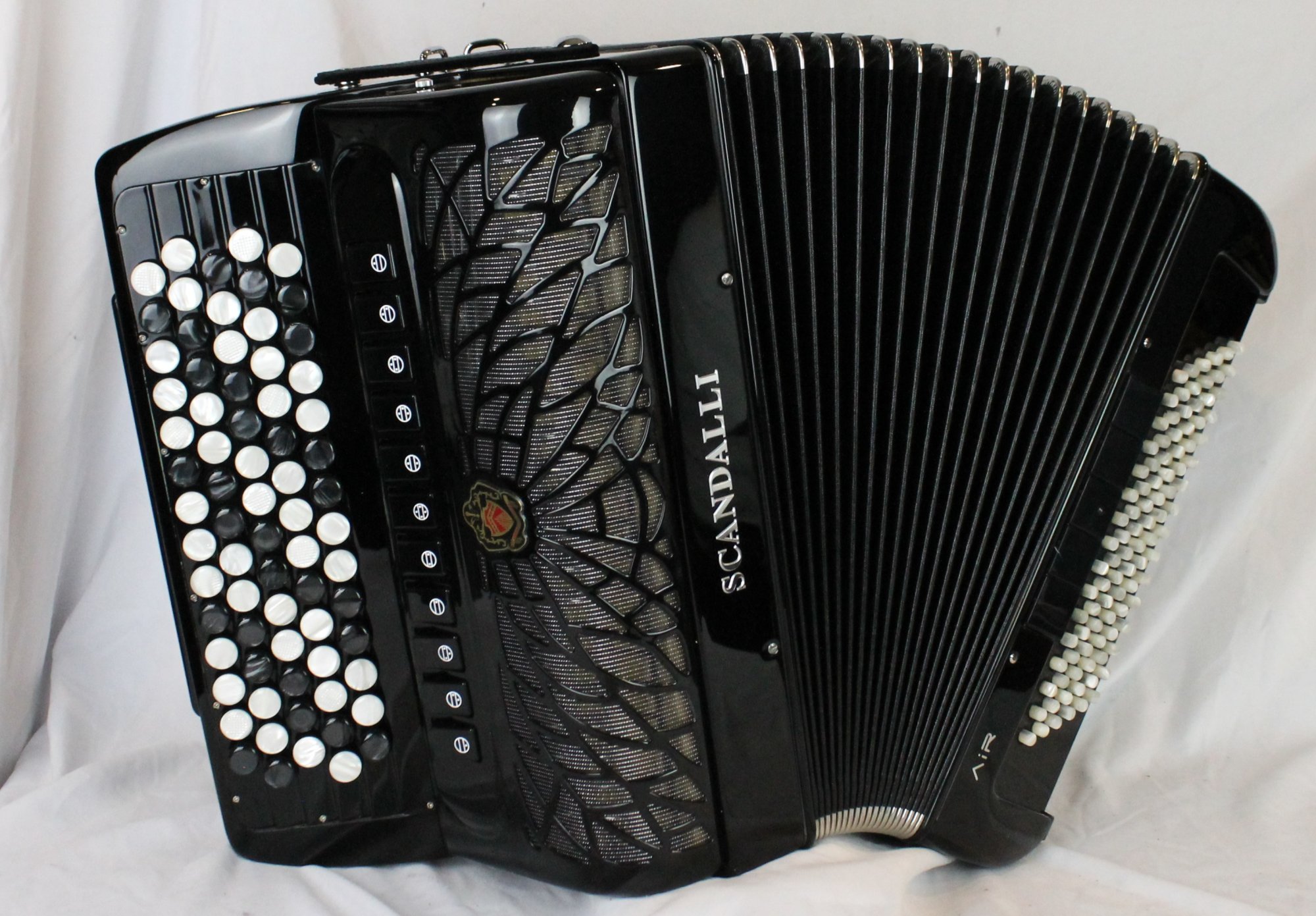 NEW Black Scandalli Air III-T C Tone Chamber Chromatic Button