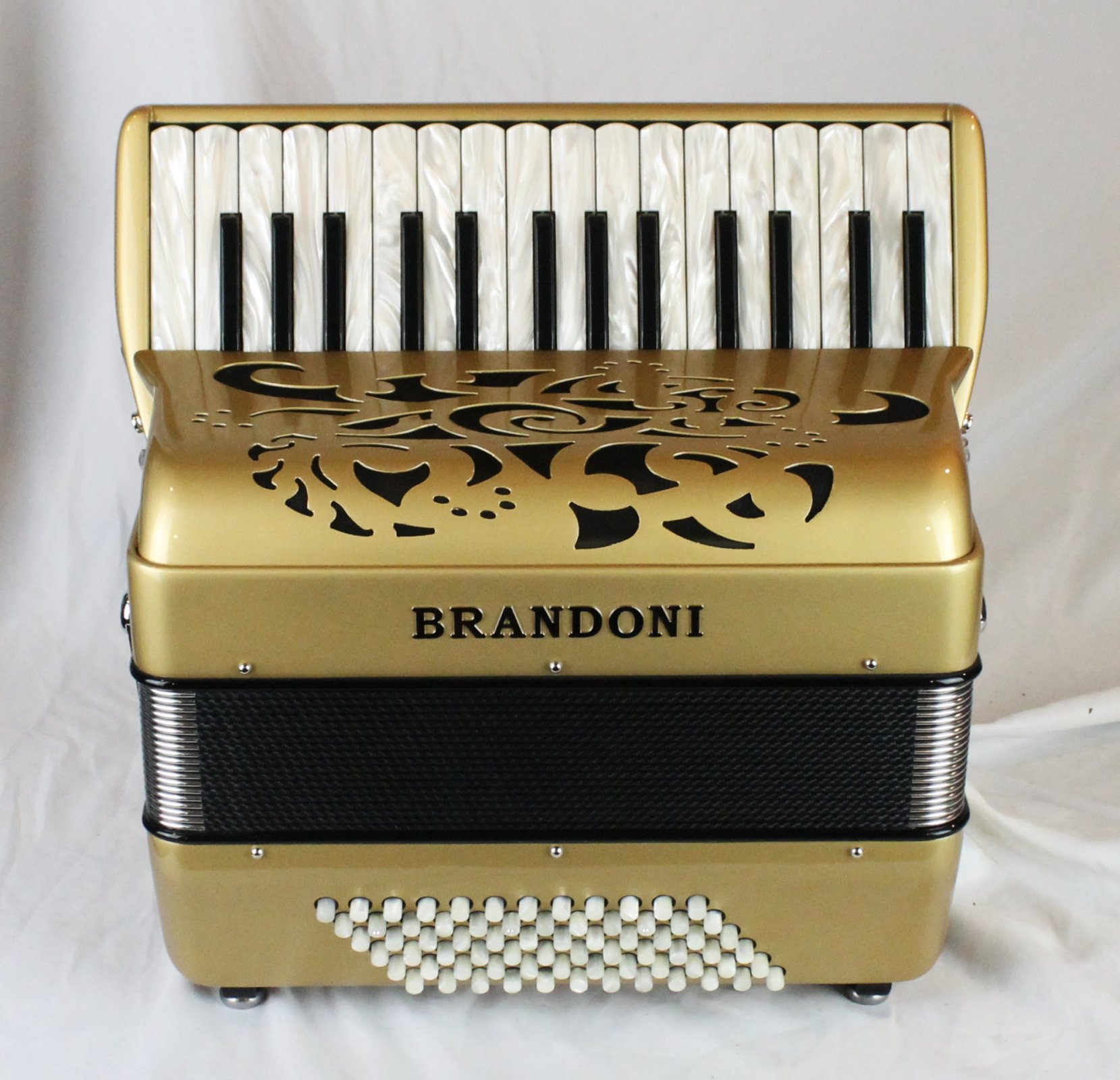 NEW Golden Nugget Brandoni Piccolo Piano Accordion MM 30 72 Demi 