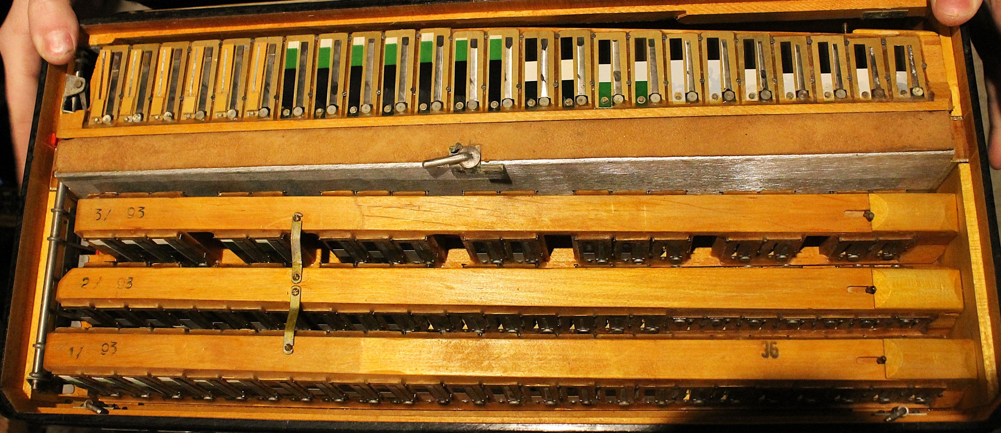 7893 - Black Hohner Morino VM Piano Accordion LMMMH 41 127