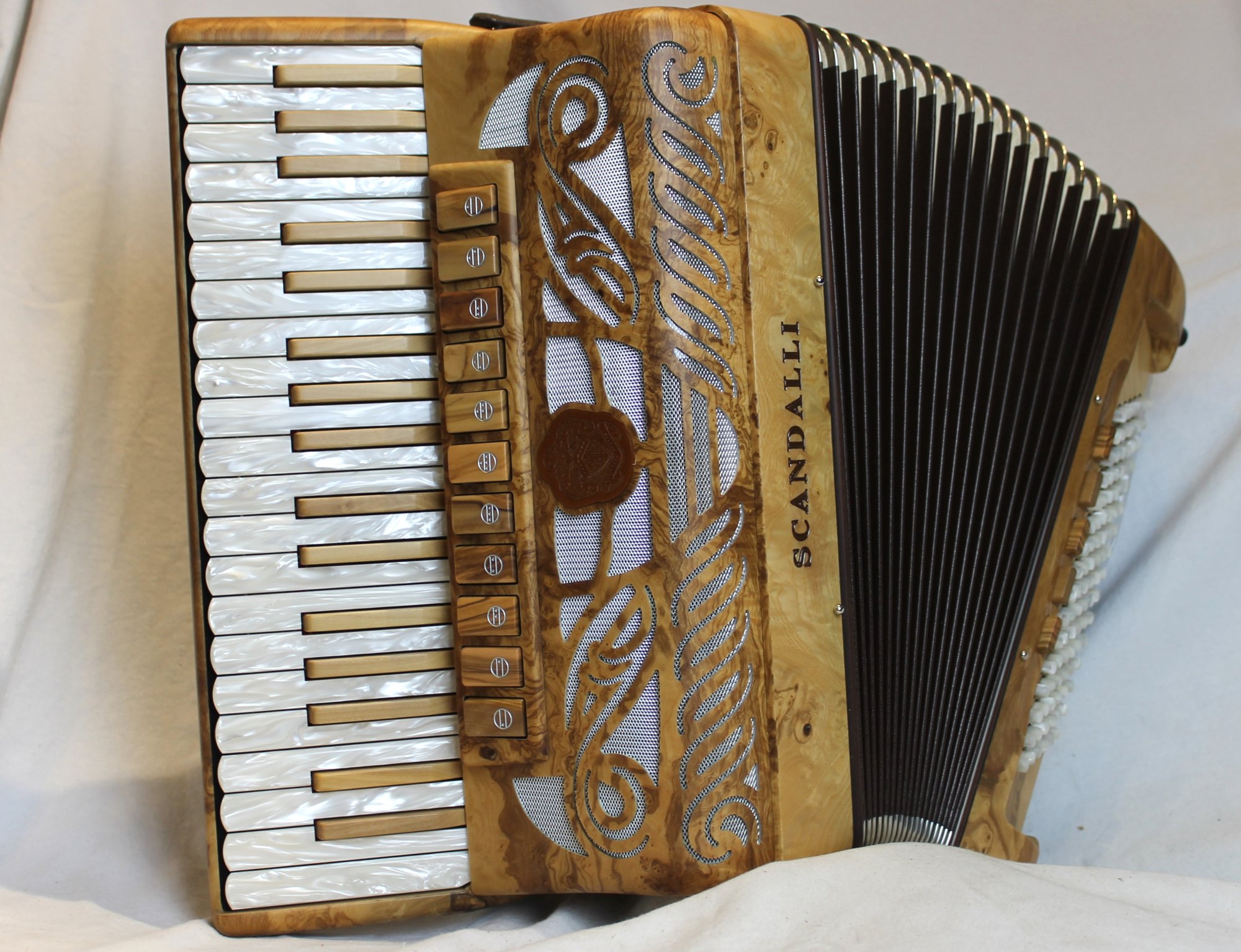 NEW Olive Ash Scandalli Tierra Piano Accordion LMMM 37 96