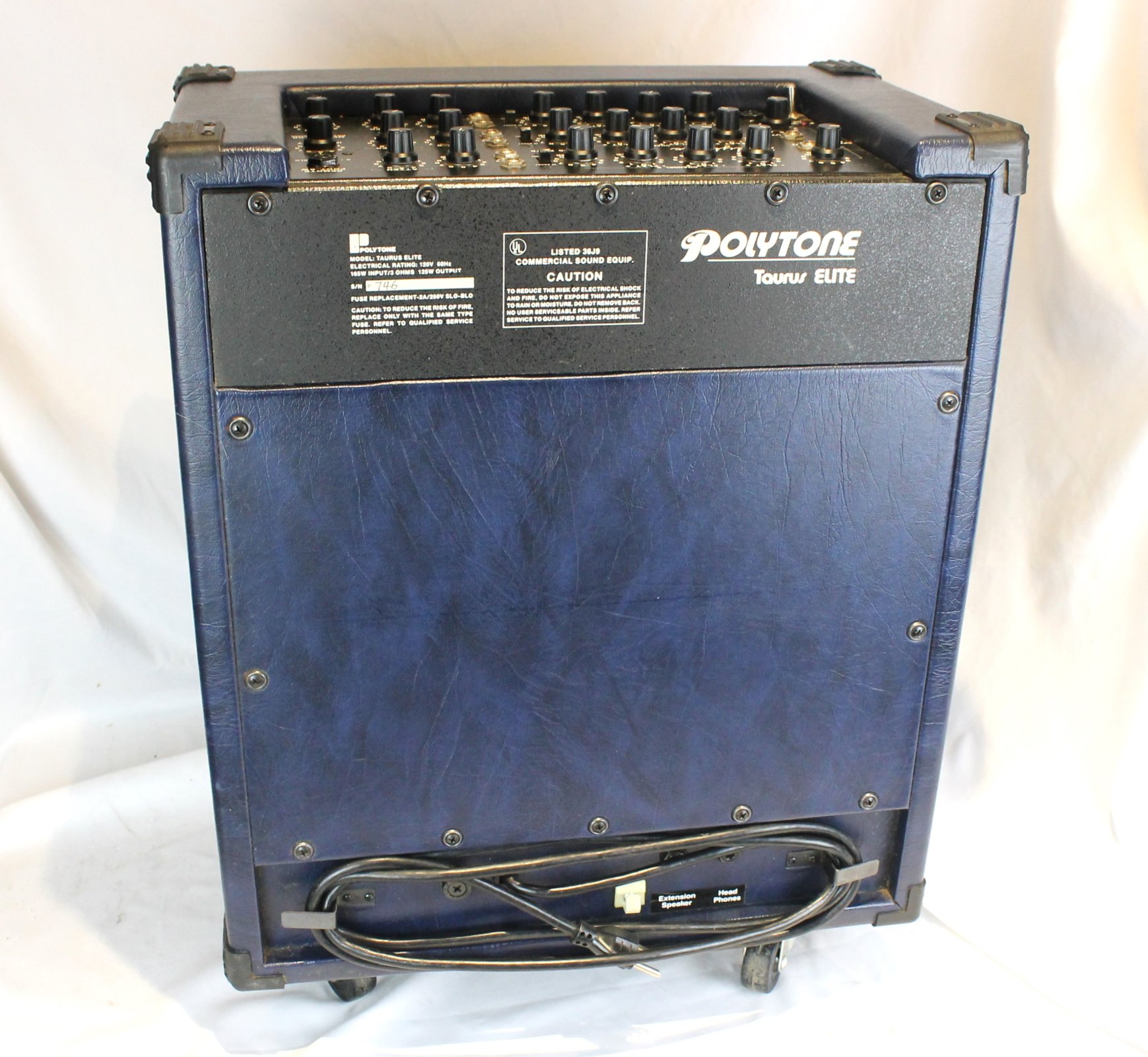 5744 - Blue Polytone Taurus Elite Amplifier