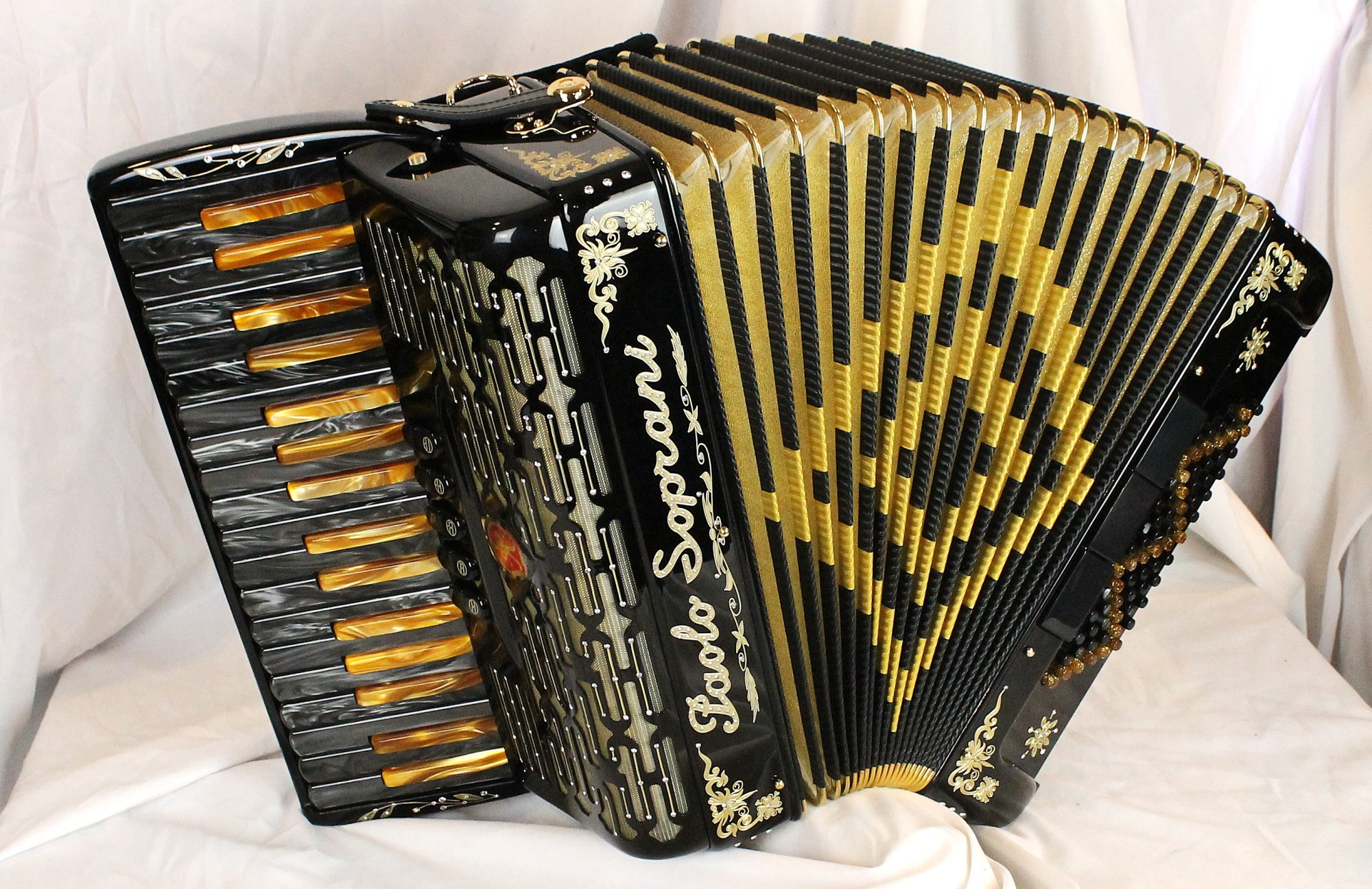 Soprani アコーディオン NEW Gold Mine Paolo Soprani Professionale Piano Accordion LMM 34 72