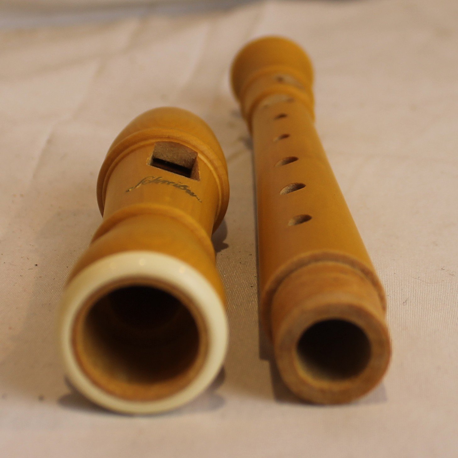 【ドイツ製】木製 Schreiber ソプラノリコーダー　シュライバー Vintage Schreiber Branded Wood Recorder Unknown Model