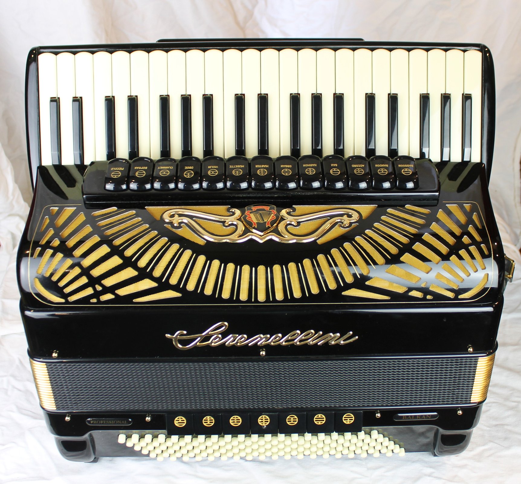 8148 - Certified Pre-Owned Black Gold Serenellini Balkan