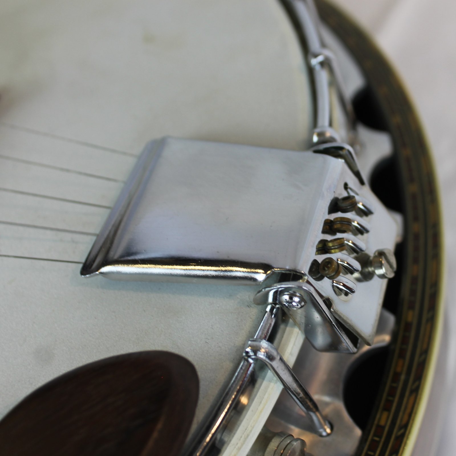 7580 - Morris 5-String Tenor Banjo with Hard Case