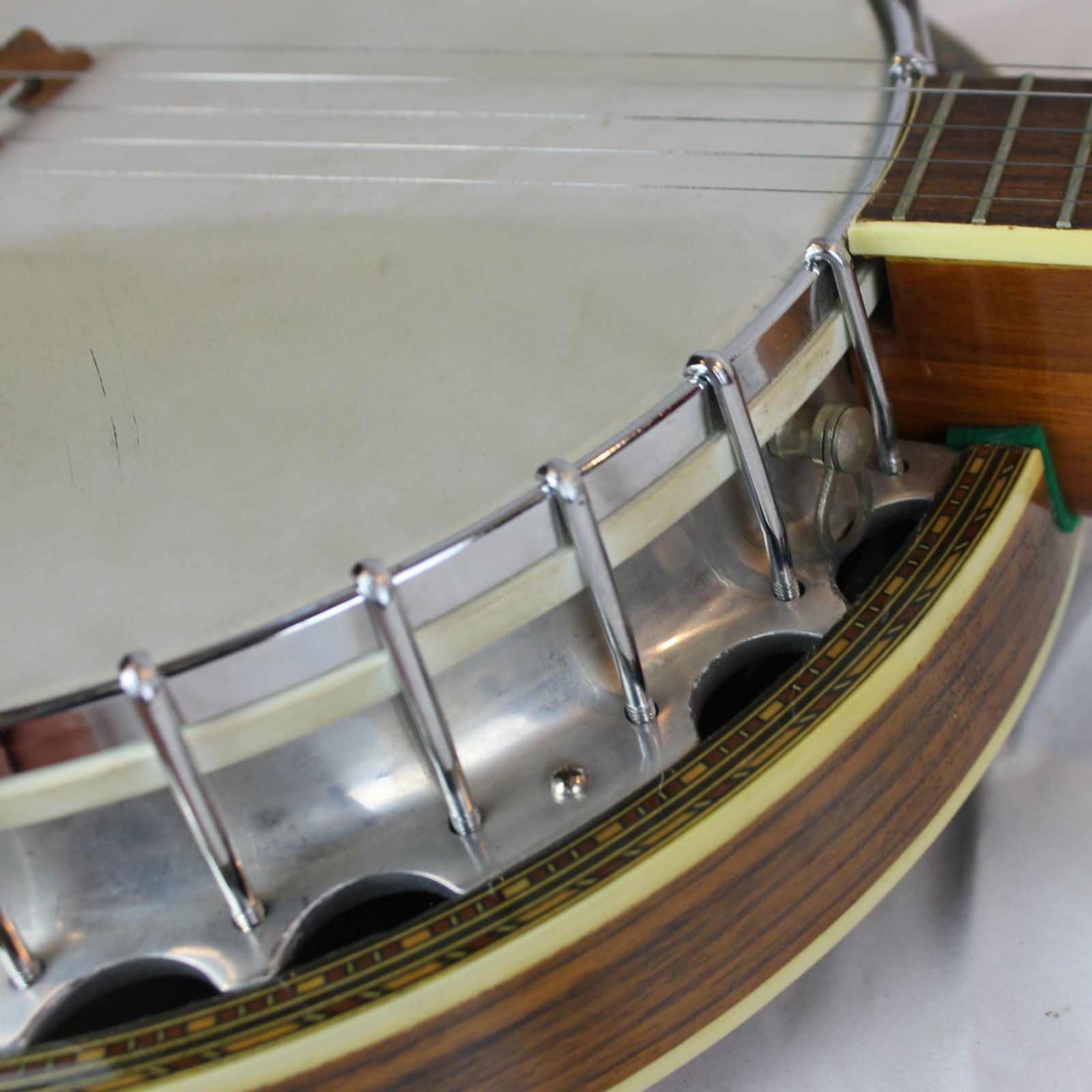 7580 - Morris 5-String Tenor Banjo with Hard Case