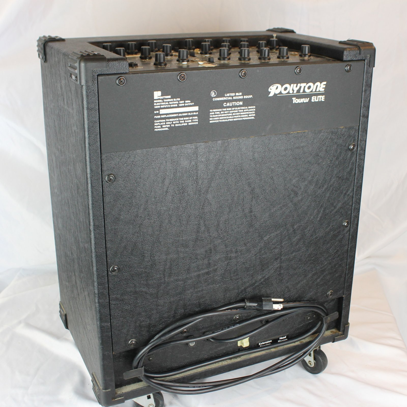 7582 - Black Polytone Taurus Elite Amplifier 125W 120V 60Hz