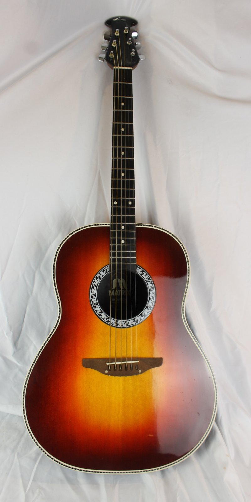 7586 - Sunburst Matrix By Ovation 1132 Six String Acoustic