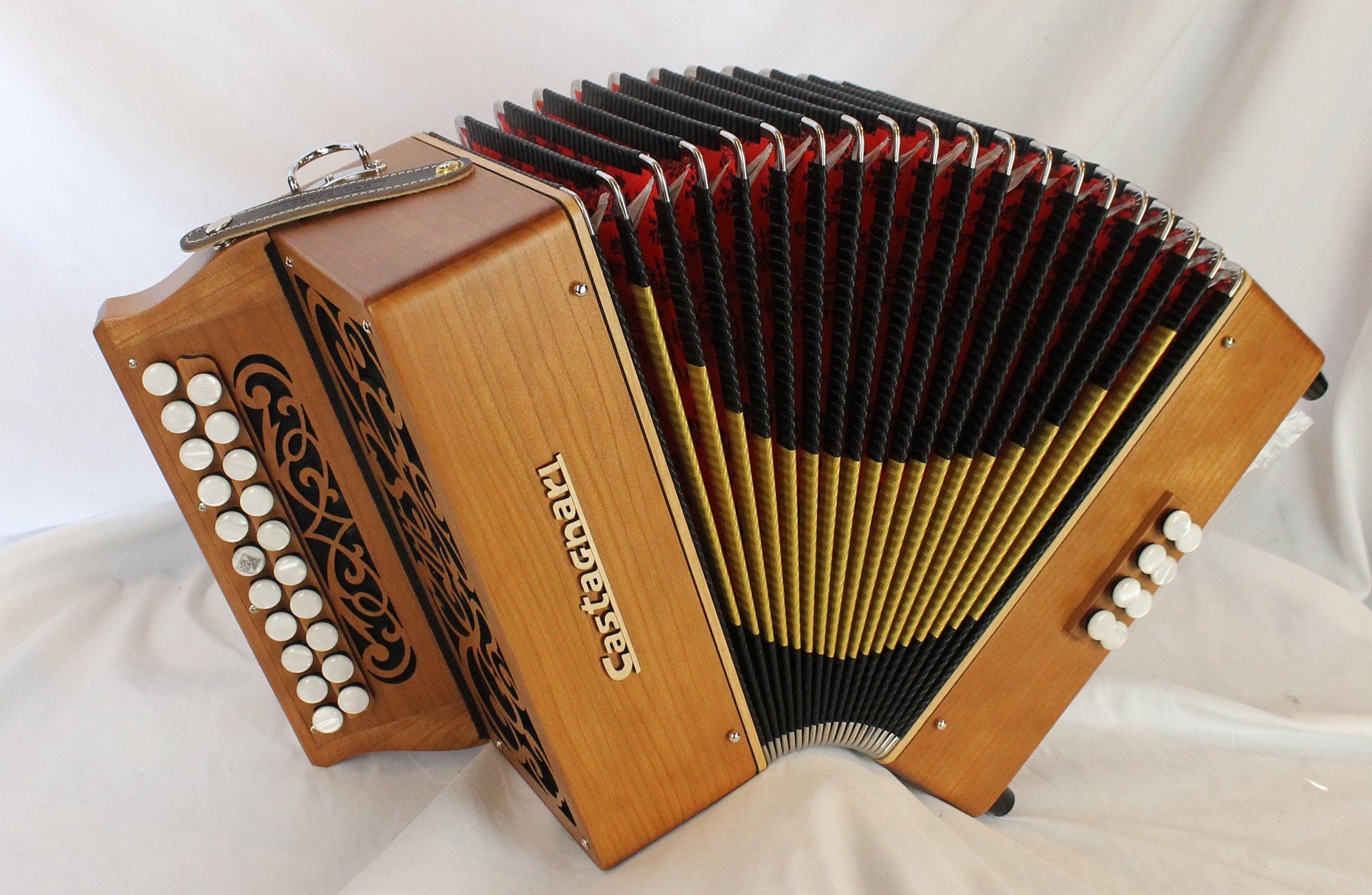 NEW Cherry Castagnari Studio Diatonic Button Accordion GC MM 21 8