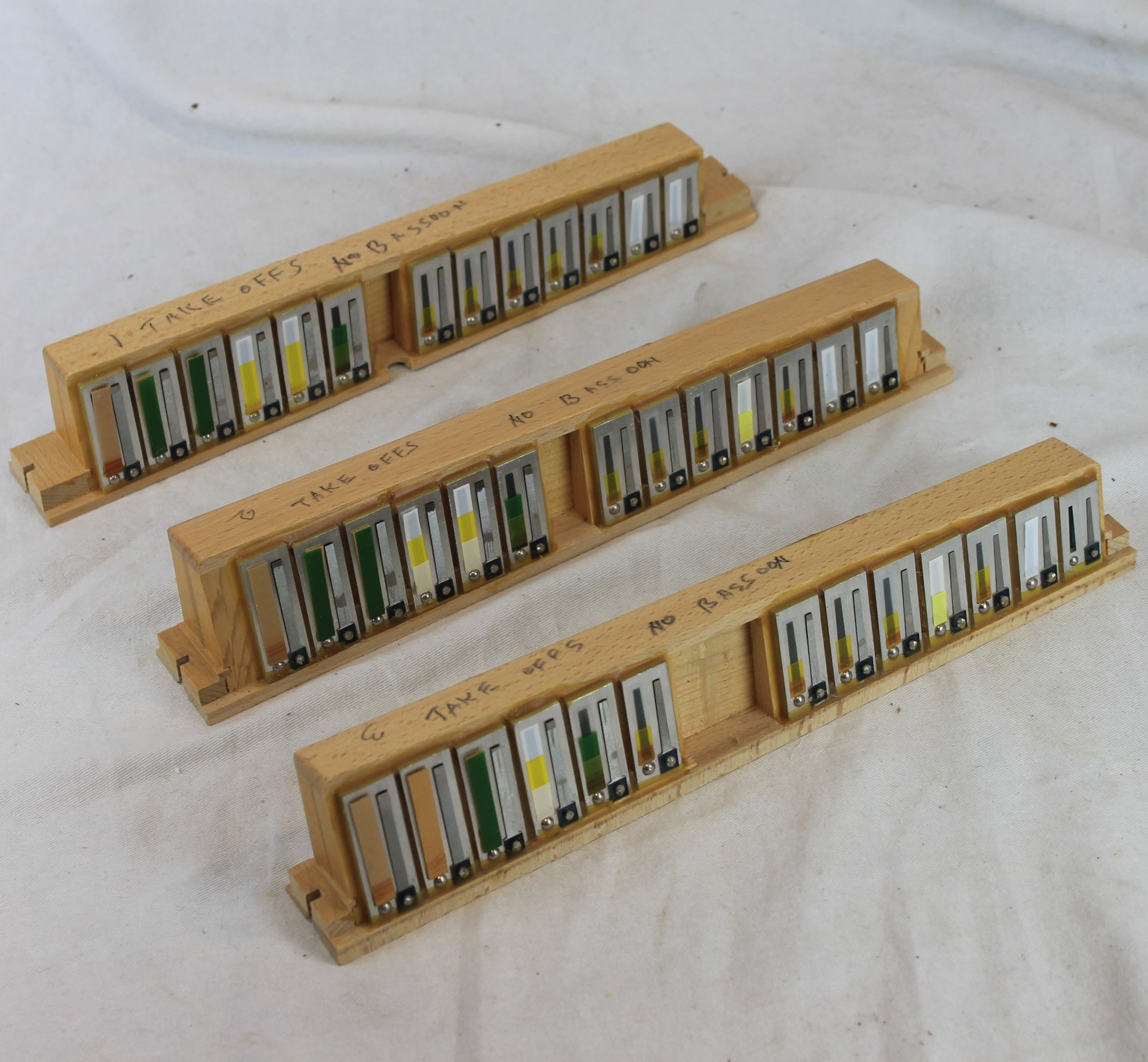 Used Italian Accordion Part - Complete Set of Chromatic Treble