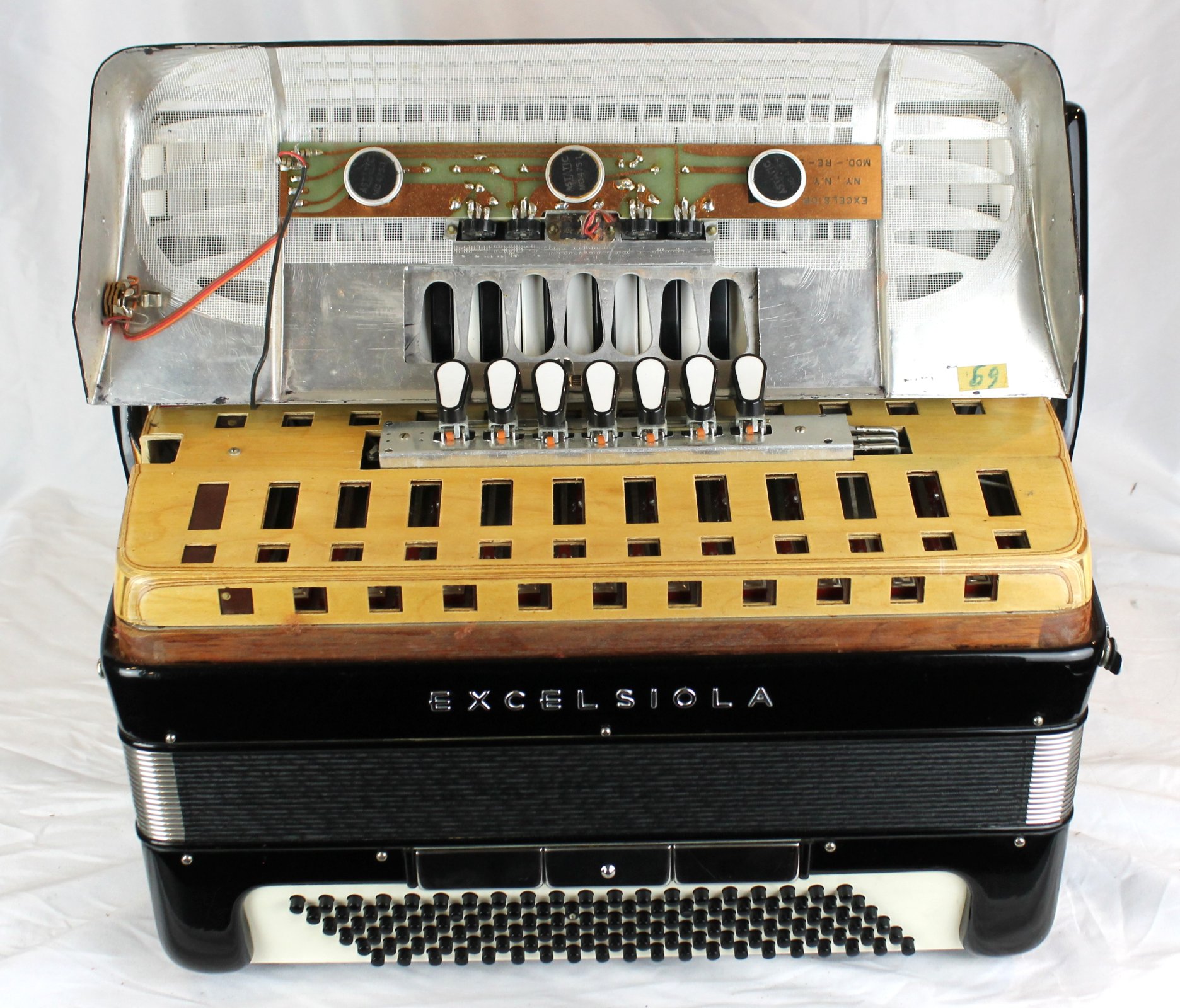 7724 - Black Excelsior Excelsiola Piano Accordion LMH 41 120