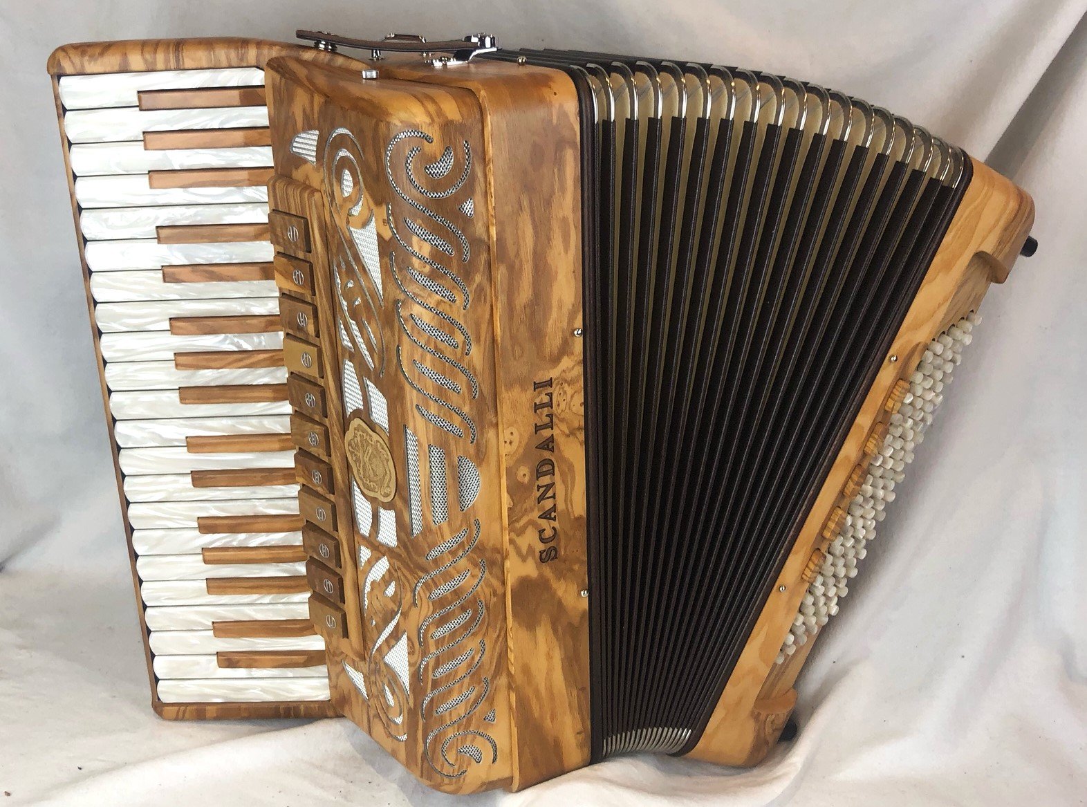 NEW Olive Ash Scandalli Tierra Piano Accordion LMMM 37 96