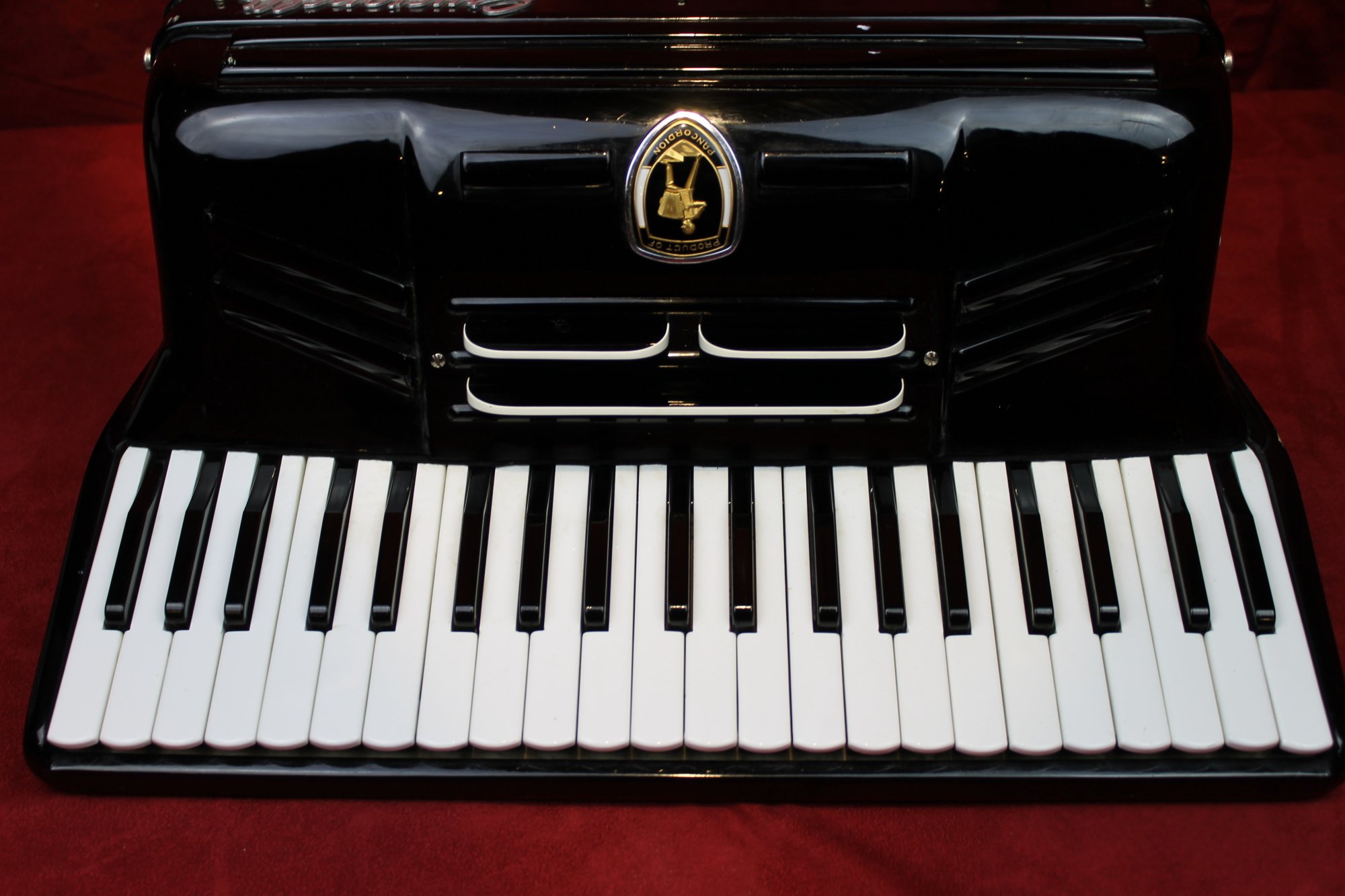 2849 - Black Crucianelli Piano Accordion LM 41 120