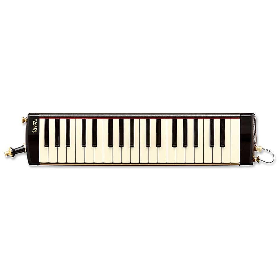 New Black Suzuki Pro-37v3 Melodion Pro 37 Key Melodica - 4939334100055