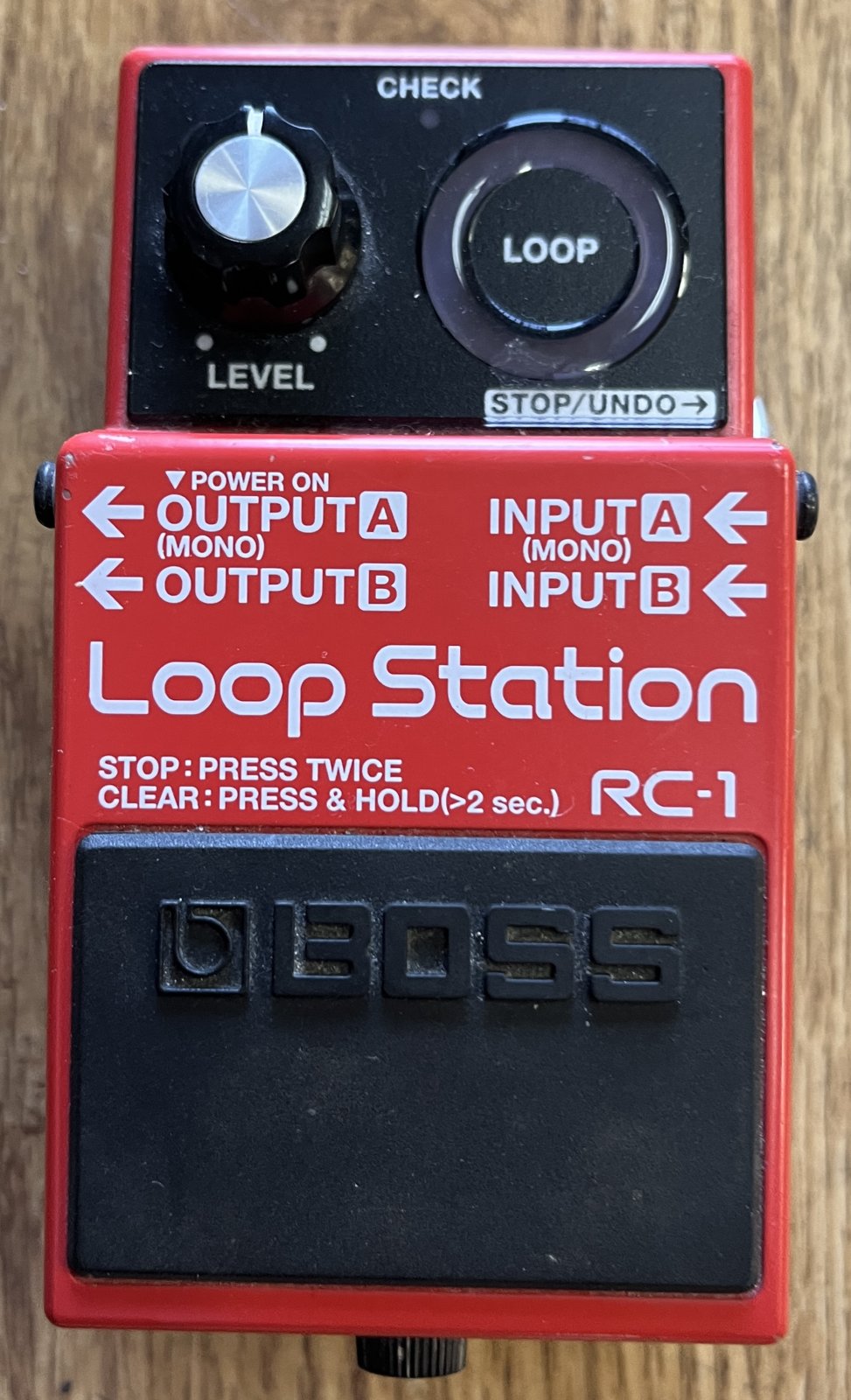 BOSS RC1 LOOP STATION PEDAL (USED)