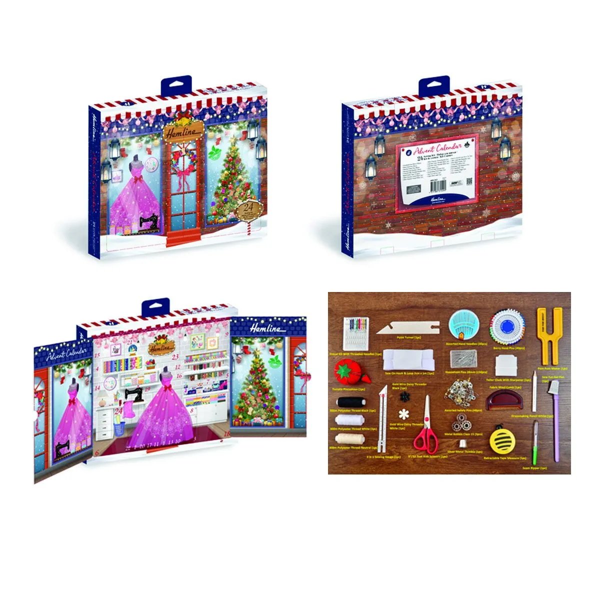 Hemline Christmas Advent Calendar 2021 9317385313757