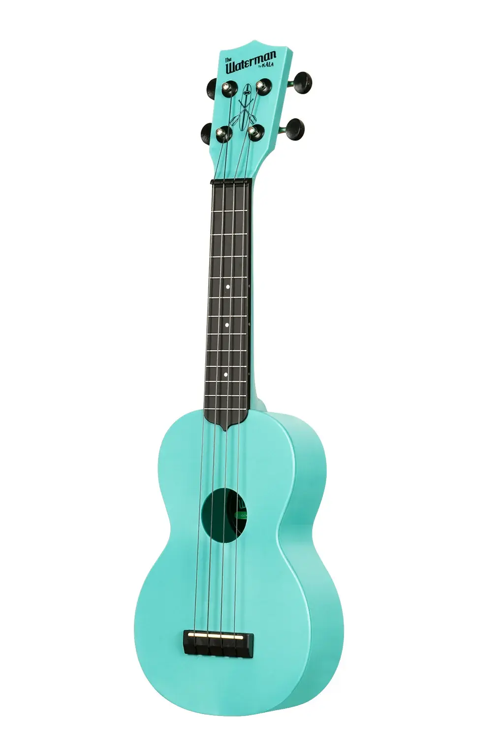 Kala KA-R-WMG-BL-S Aqua Mist Glow-in-the-Dark Soprano Recycled Waterman