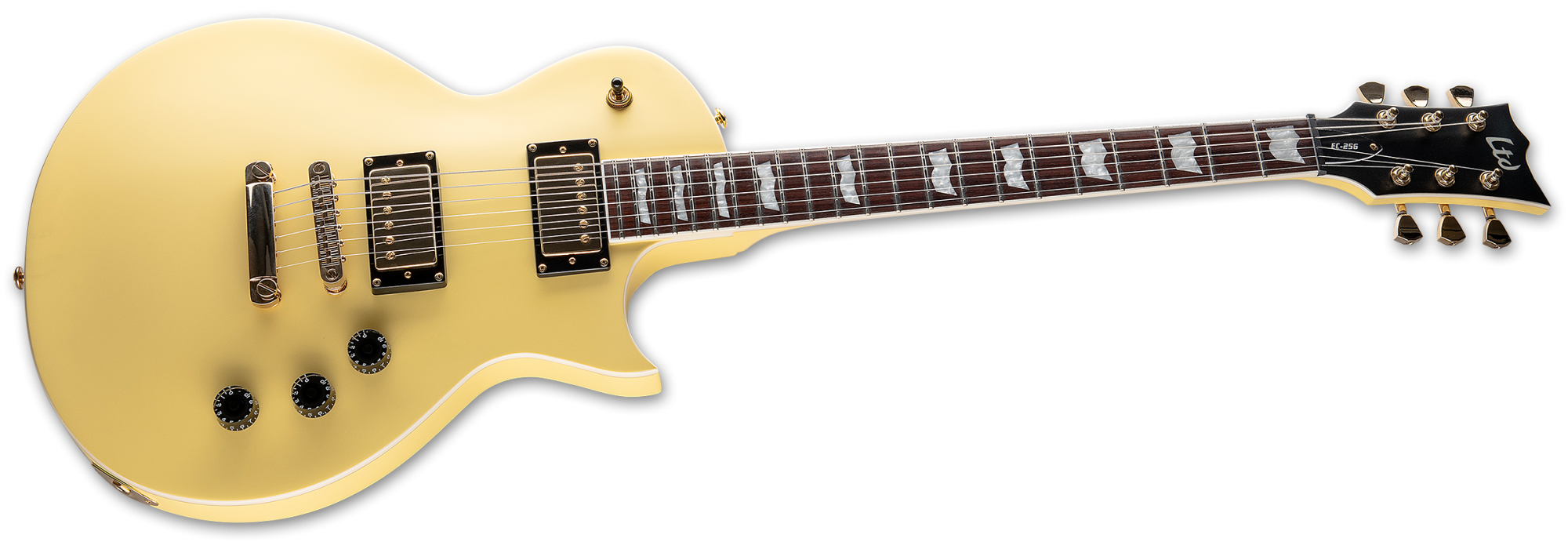 LTD EC-256 Electric Guitar Vintage Gold Satin - 719710620155