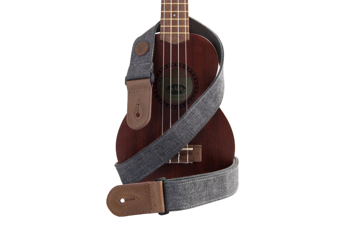 Kala K-DSTP-CL charcoal uke strap