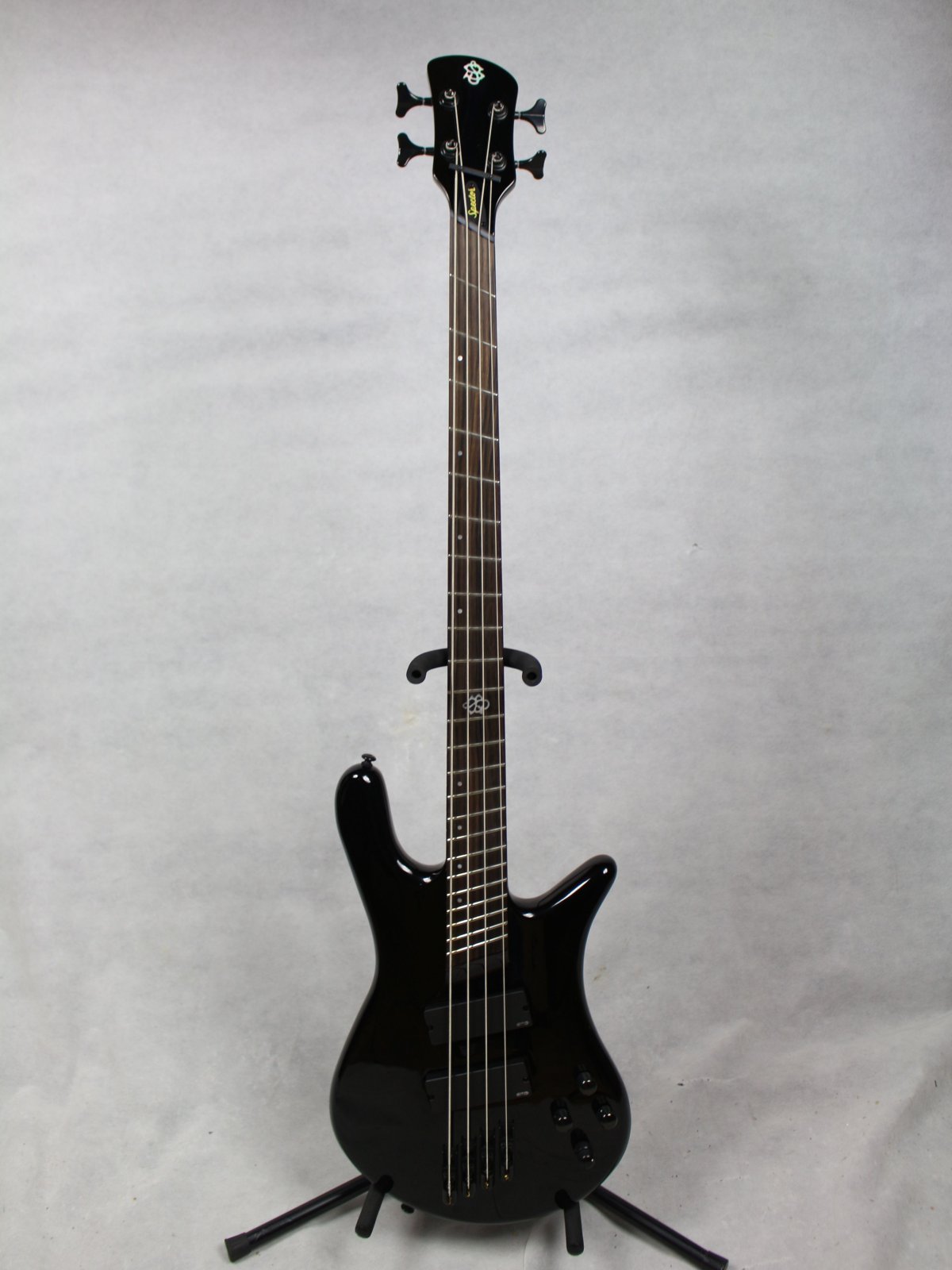 ベース Spector NS Dimension 4 Spector NS Dimension 4 Bass Guitar - Black and Blue Gloss