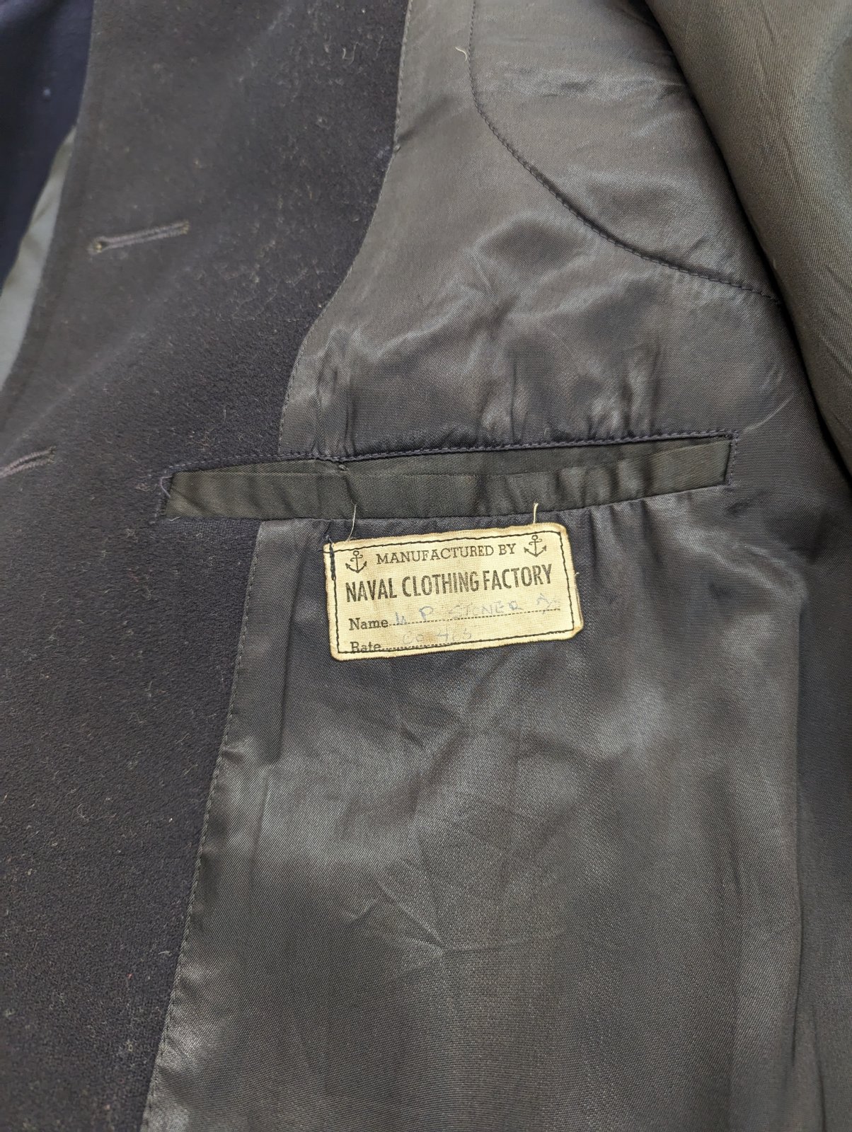 美品THE SHINZONE FLARE PEA COAT 36 NAVY
