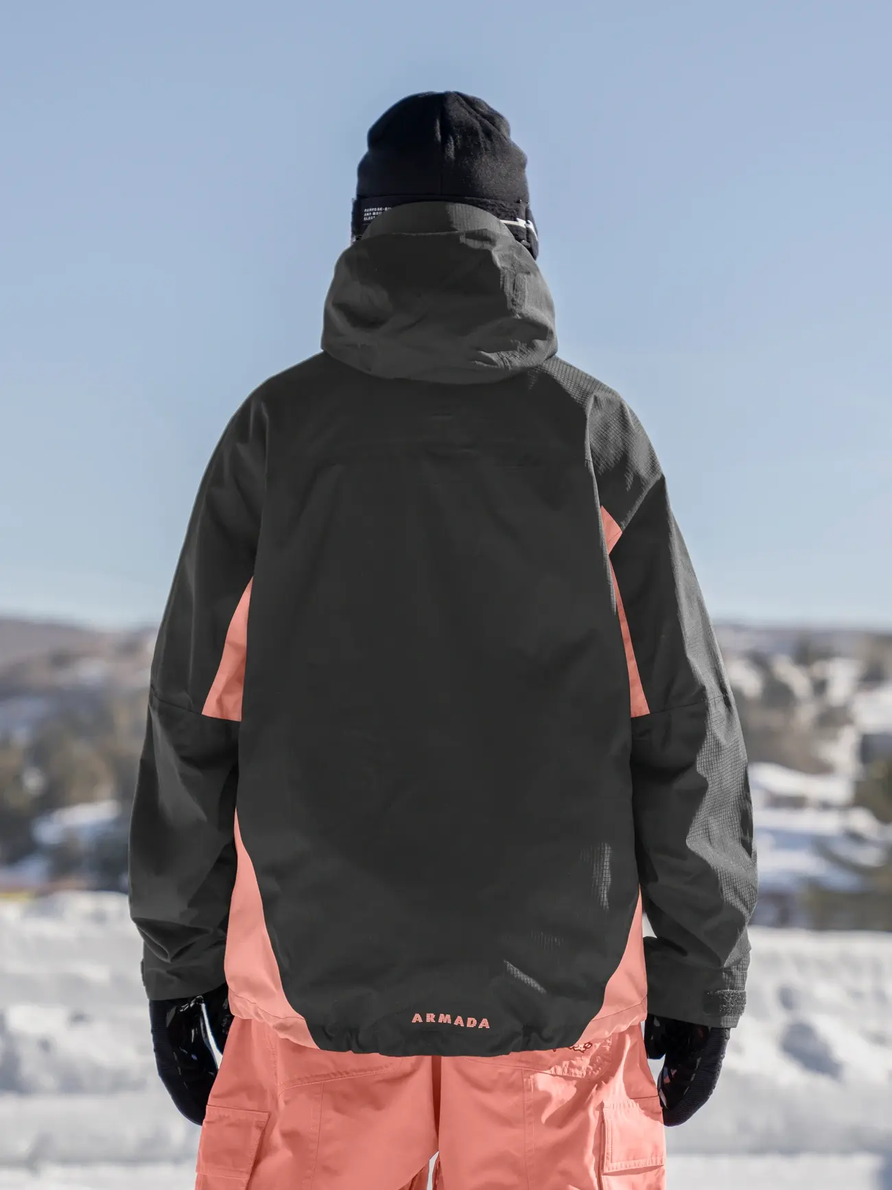 Armada Ansel 2L Shell Jacket - Black/Faded Rose - 2026