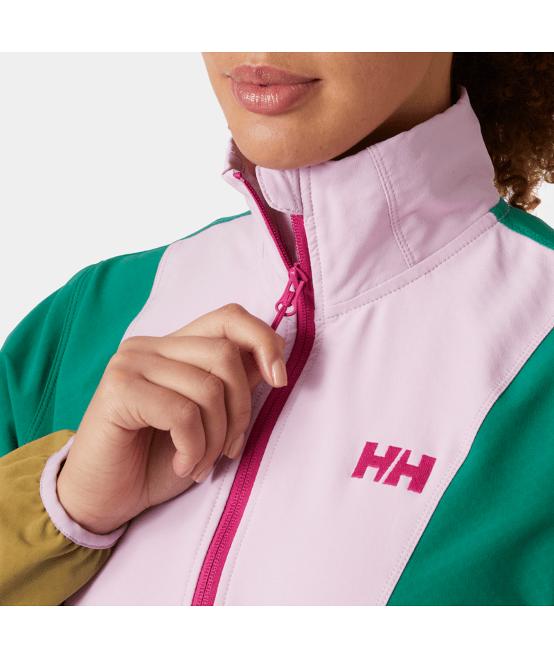 Helly Hansen W Cascade Shield Anorak 2025' - Lynx/Cherry Blossom