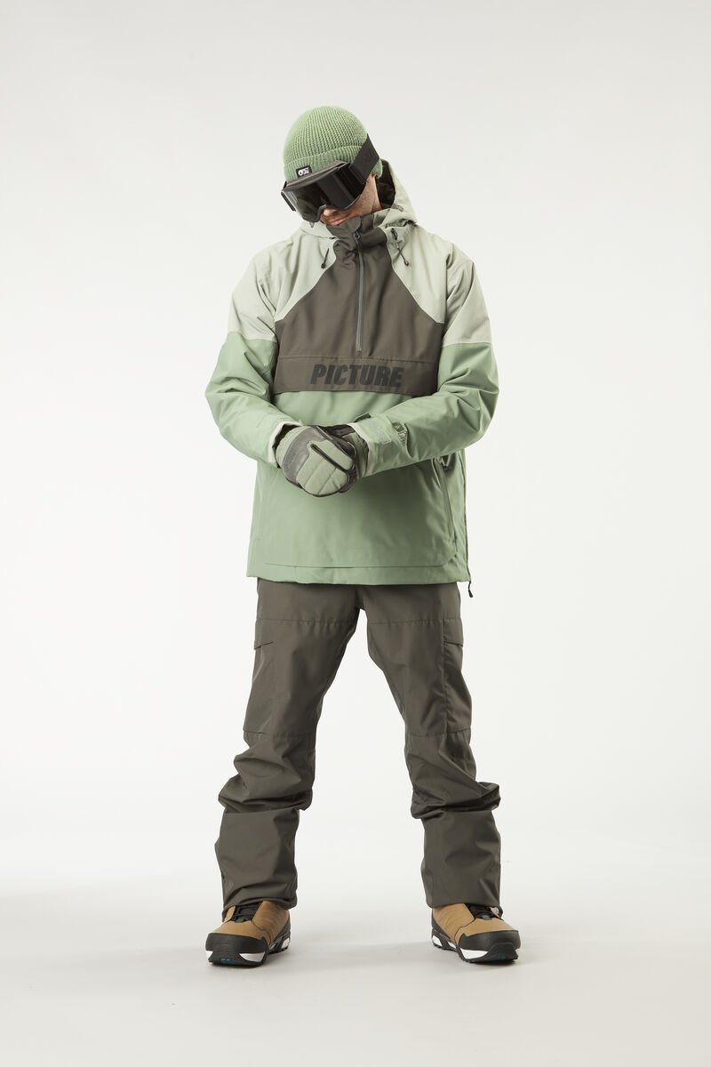 ★2024FW新作★GROVE★GRVR PLEATS ANORAK Picture Occan Anorak Jacket 2024'