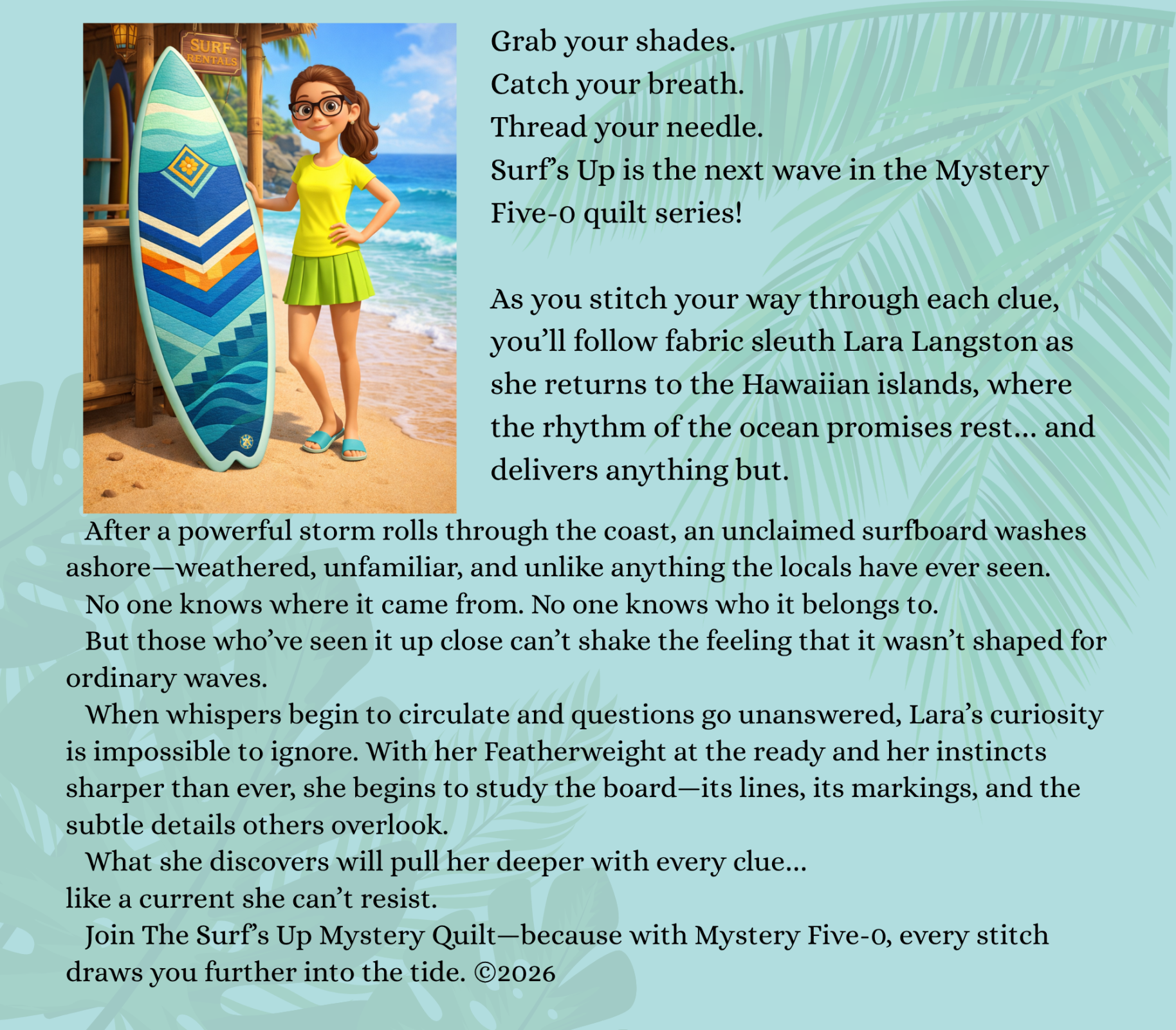Mystery Five-0 Mini Mystery Quilt Along | Bigfoot Quilts