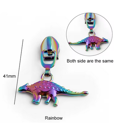 #5 Zipper Pulls || Dinosaurs