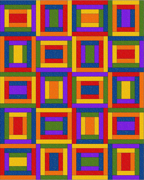 County Courthouses Quilt Pattern (PDF Download) 