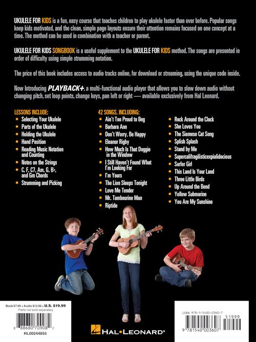 Ukulele For Kids Method And Songbook
