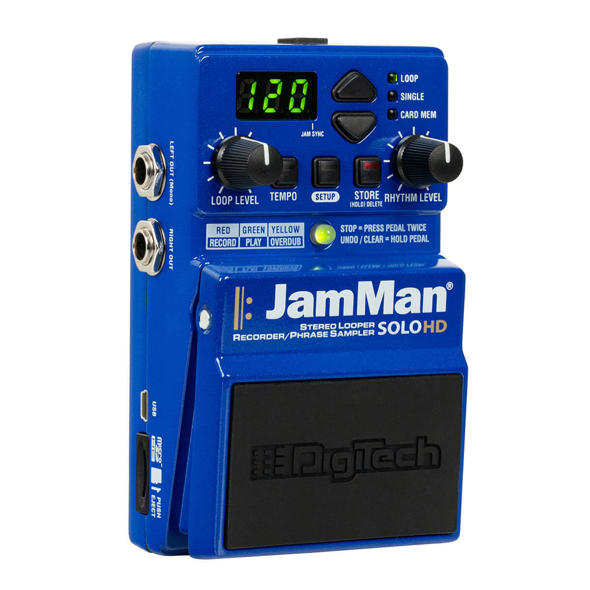 DigiTech JamMan Solo HD Stereo Looper Pedal - 810147520046