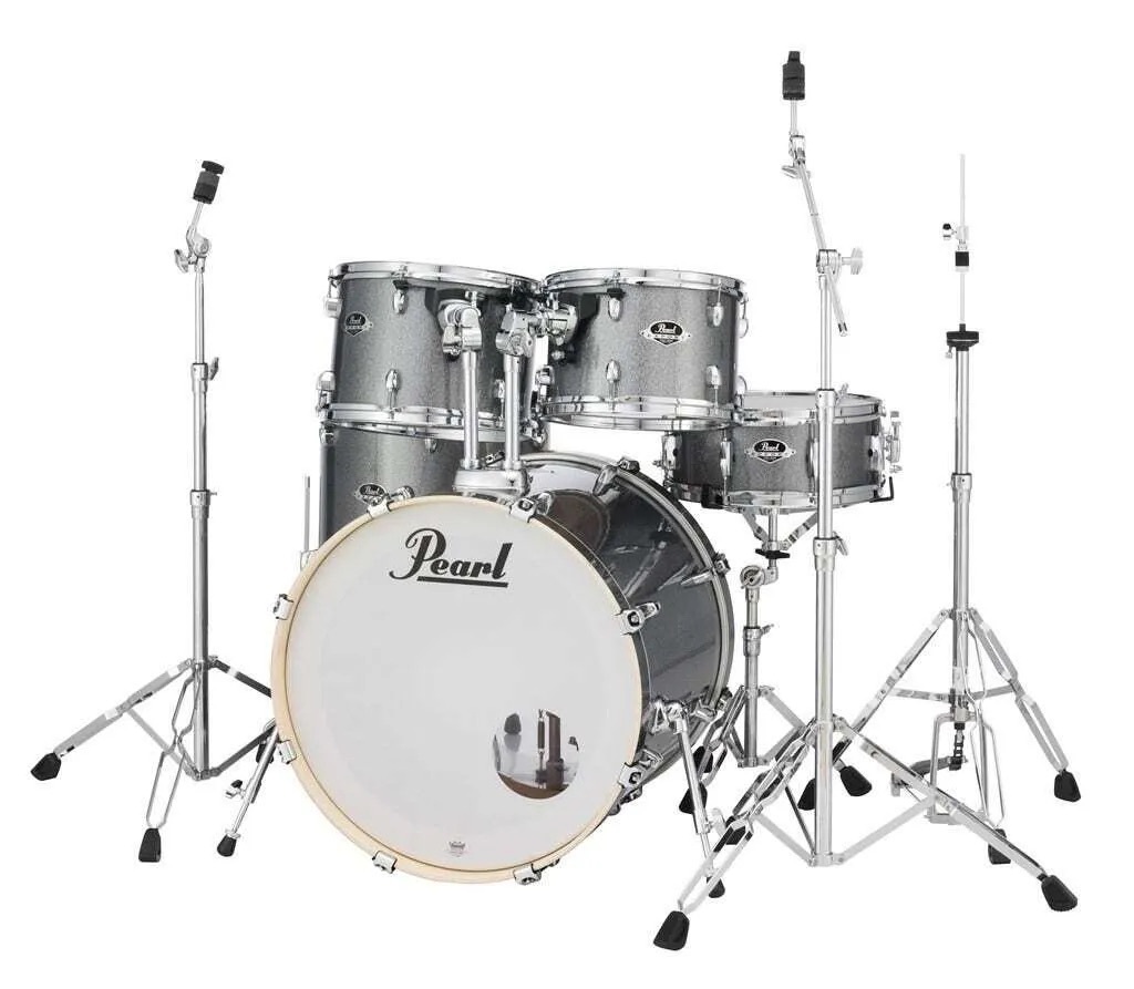 Pearl Export EXX725/C708 22/12/13/16/14S Drumset w/800 Series Hardware, Grindstone Sparkle