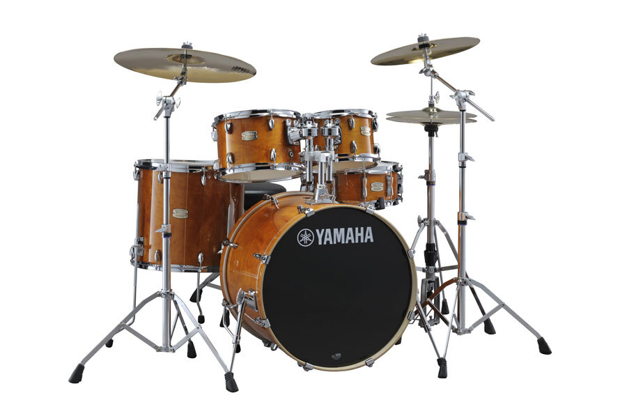 Yamaha Stage Custom Birch 5-piece Drum Set with Hardware - 20 Bass Drum - Honey Amber