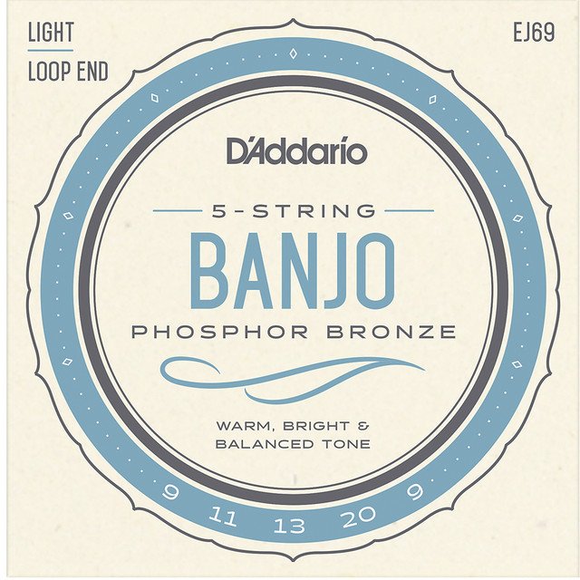 5 String Banjo Phosphor Bronze (EJ69)