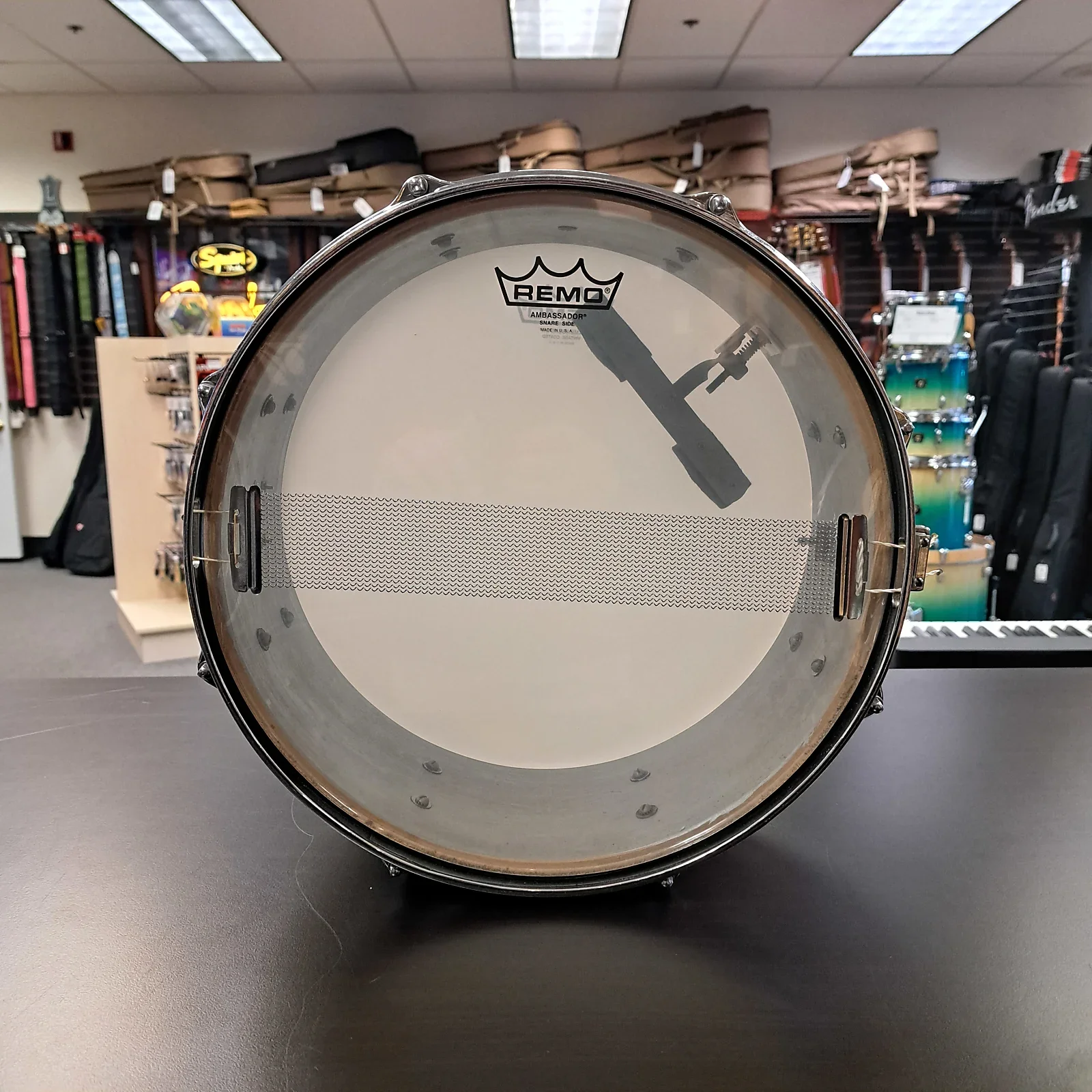 Vintage Gretsch 1960s 5.5x14 Snare Drum - White Marine Pearl