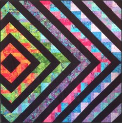 Stripping in Paradise quilt
