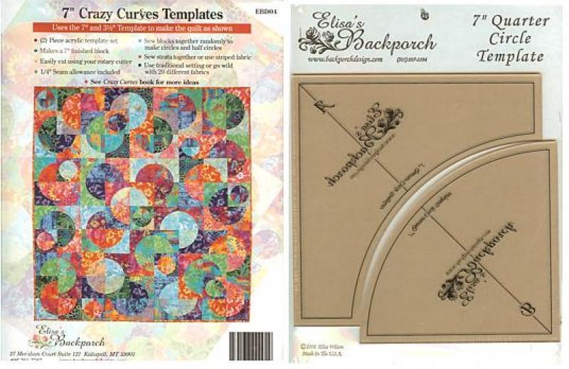 7 quarter circle template